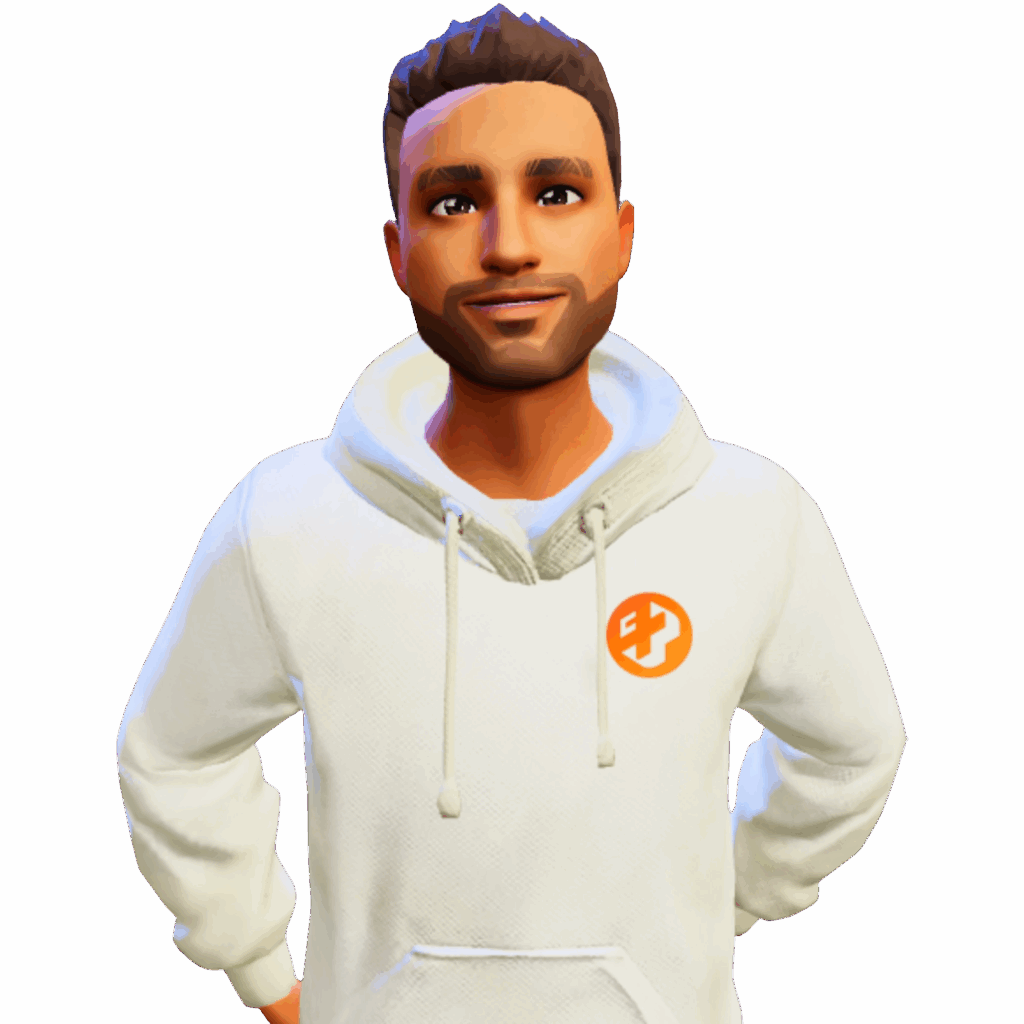 Avatar 3D do CEO da Casa Mais, Fábio Costa, referência em tecnologias imersivas no Brasil e no exterior