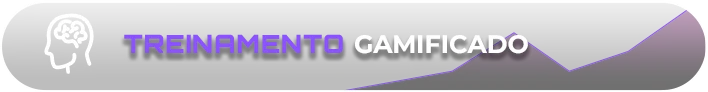 Botão com ícone de cérebro e texto "Treinamento Gamificado"